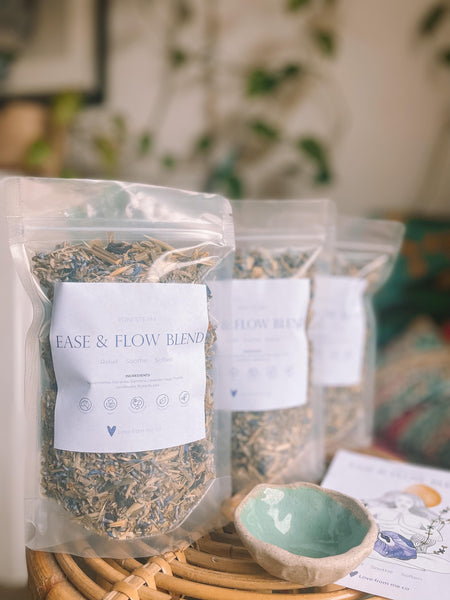 Ease & Flow Yoni & Womb Steam Blend - Relief | Soothe | Soften Organic Herbs & Flowers