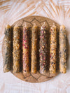Healing & Cleanse Pillar Taper Candle | Organic Herbs and Flowers 100% Bees Wax - New Moon/Full Moon rituals & Altar