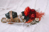 SMUDGE STICK - Protection Floral Tourmaline Crystal Eucalyptus and Sage Smudge Stick